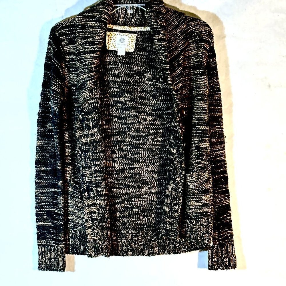 Elements Skateboards Brown Vintage Sweater Size Small Petite Cardigan jacket